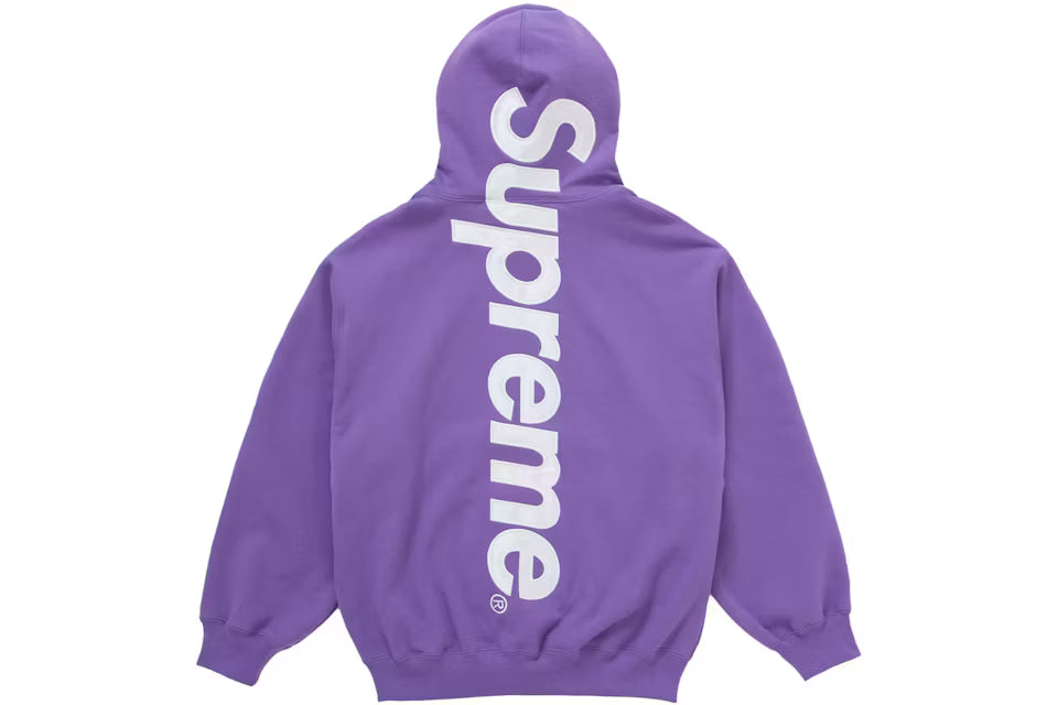 Satin Appliqué Hoodie